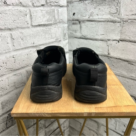 Roper Performance Black Tumbled Leather Slip-on Shoes - Picture 6 of 8